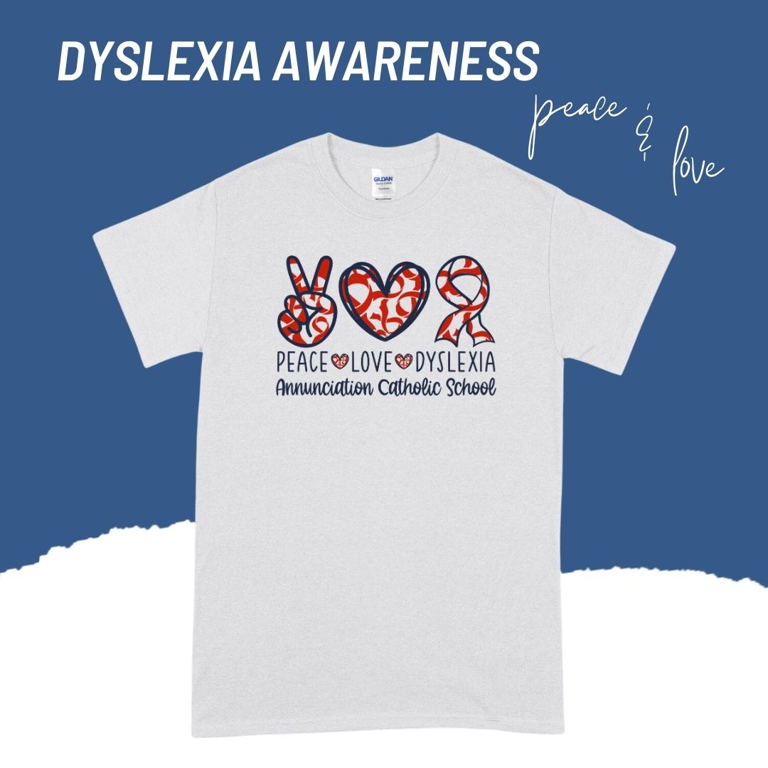 Dyslexia Awareness - Peace & Love