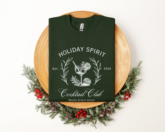 Holiday Spirit Cocktail Club Sweatshirt