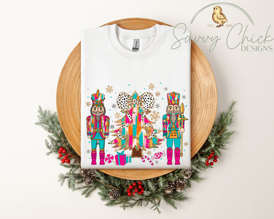 Preppy Pink Nutcracker Sweatshirt