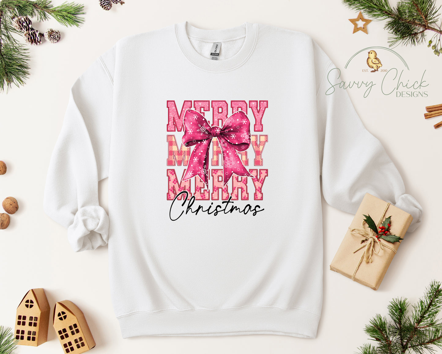 Merry Merry Coquette Christmas Sweatshirt